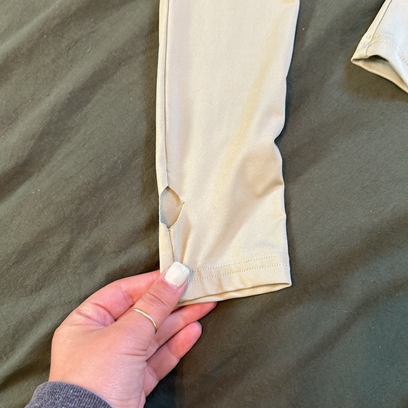 Green Crew Neck Long Sleeve Tight Tee - M - Picture 6 of 8